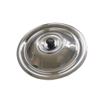 Capac din inox pentru ceaun de 6 litri, diametru 30,5 cm, cu buton