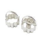 Set 2 forme pentru linzer din metal, 6x2 cm – decupare rapida si precisa