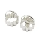 Set 2 forme pentru linzer din metal, 6x2 cm – decupare rapida si precisa