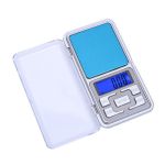 Cantar digital de buzunar pentru bijuterii, 500 g, precizie 0,1 g, LCD si capac