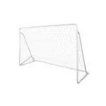 Poartă de fotbal pentru copii cu plasă, cadru din oțel, 213x150x75 cm