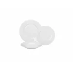 Serviciu de masă Luminarc Plumi, set 18 piese din sticlă albă, pentru 6 persoane