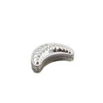 Set 20 forme pentru cornuri și fursecuri, tablă zincată, 9 cm