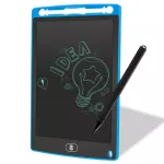 Tableta LCD pentru scris si desen 8.5 inch, cu stylus si buton stergere, albastra