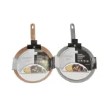 Tigaie pentru clătite Granit Line 26 cm, aluminiu antiaderent, pentru inducție