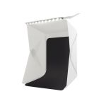 Mini cub foto pliabil pentru fotografii de produs, 20 LED SMD, 22x23x25 cm, USB 5V