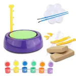 Roata olarului pentru copii 8+ cu set creativ: lut 800 g, vopsele si accesorii