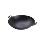 Wok din fontă 50 cm, extra mare, cu mânere – Perfect Home