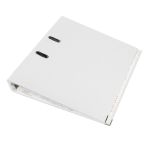 Biblioraft A4 alb pentru arhivare documente, cotor 5 cm, 350 coli, metal