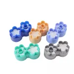 Decupător pentru biscuiți Linzer în formă de floare, plastic durabil, 10 cm