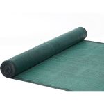 Plasă de umbrire HDPE verde 2x50 m, 70% umbrire, 70 g/mp