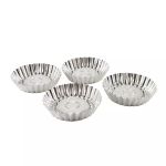 Set 4 forme pentru coșulețe cu fructe din tinichea, Ø10,5 cm