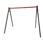 Suport metalic dublu pentru leagăn de exterior, 150 kg, cu 4 cârlige