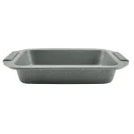 Tavă de copt antiaderentă cu mânere din silicon, 37,5 x 25 cm