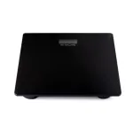 Cântar digital din sticlă pentru persoane, 150 kg, precizie 0,1 kg, 28×28 cm