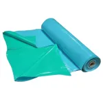 Folie PVC pentru iaz 8 m x 1 m, 3 straturi, 0.5 mm, albastru-verde
