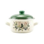 Oală emailată Oliva cu capac, 18 cm, 2,4 L – compatibilă cu inducție