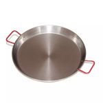 Tigaie pentru paella din oțel lustruit, 24 cm, cu mânere rezistente