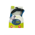 Lesă retractabilă pentru câini 5 m, mărimea M, până la 20 kg, Viva.z