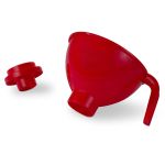 Pâlnie pentru borcane cu reductor reglabil, pentru conserve și umplere fără scurgeri