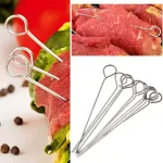 Set 10 ace inox pentru friptură și frigărui, 10 cm, Perfect Home