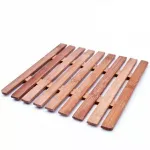 Suport pătrat pentru vase fierbinți din lemn, 15x15 cm, Perfect Home