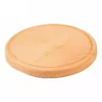 Tocător rotund din lemn 24 cm pentru bucătărie, stabil și durabil