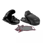 Set 2 capcane pentru șoareci din plastic, reutilizabile, ușor de curățat