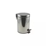 Coș de gunoi cu pedală, 5 litri, din inox – capac igienic pentru baie/bucătărie