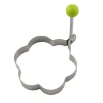 Formă din inox pentru ouă ochiuri și prăjituri, cu mâner, 9 cm