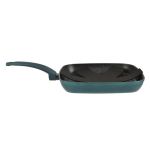 Tigaie grill pătrată Sea Line 28x28 cm, aluminiu cu strat antiaderent și mâner ergonomic