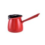 Cafetieră emailată 0,6 L pentru 6 persoane, cu mâner practic și design clasic