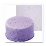 Foaie de textură din silicon 50x50 cm pentru marțipan și fondant, model decorativ