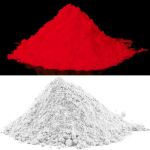 Pigment invizibil fluorescent rosu UV, solubil in apa, 10 g pentru vopsea si lac