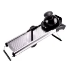 Răzătoare multifuncțională cu lamă tip V, grosime reglabilă și julienne