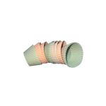 Set 12 forme pentru brioșe din silicon reutilizabile, 3 culori, -60°C–230°C