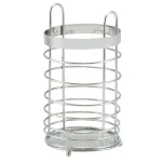 Suport pentru tacâmuri cromatizat Perfect Home, cu separatoare, 20 cm