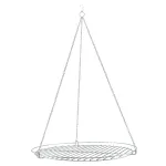 Grătar cromat suspendat cu lanț, 50 cm, pentru foc deschis Perfect Home