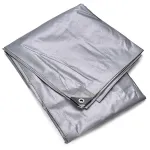 Prelată ranforsată impermeabilă 4x5 m, 210 g/mp, cu protecție UV+ și inele metalice