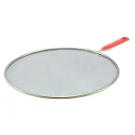 Protecție anti-stropire pentru tigaie 25 cm cu mâner lung, filtru de grăsime