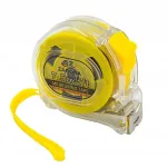 Ruletă de măsurare 7,5 m cu bandă metalică, blocare și retragere, clemă