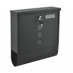 Cutie poștală Homelux din oțel galvanizat, cu deschidere pe ambele părți