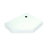 Cădiță de duș asimetrică Kerra Glasgow 100 (dreapta), acril sanitar 80x100