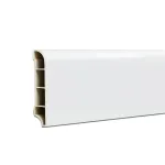 Plintă podea Leziter din vinil SPC alb zăpadă 2400x60x12 mm, rezistentă la umiditate