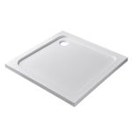 Cădiță de duș acrilică Leziter Modena Slim pătrată joasă 100x100 cm