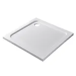 Cădiță de duș acrilică Leziter Modena Slim pătrată joasă 100x100 cm