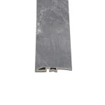 Profil de nivelare pardoseală Leziter Vinyl SPC Fjord, marmură gri închis, 2400x45x8 mm