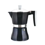 Cafetieră moka pentru 6 persoane din aluminiu, compatibilă cu inducție, Azzurro