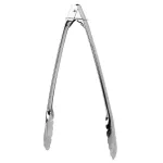 Clește pentru grătar din inox 30 cm Vilde, cu blocaj și capete zimțate