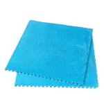 Covoraș puzzle pufos din spumă EVA, 2 piese 61,5x61,5 cm, dark blue